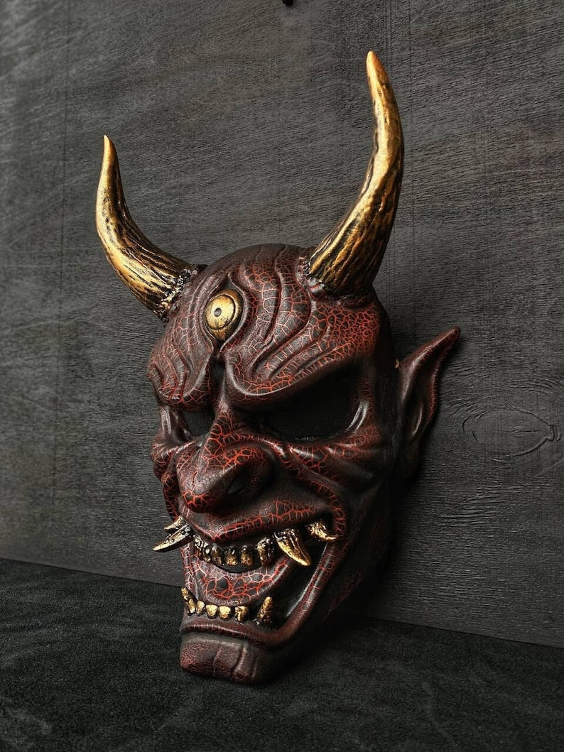 Oni Mask / Gold Magma Demon