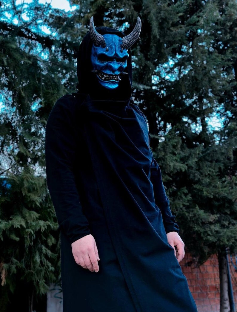 Oni Mask / Blue Yokai Demon