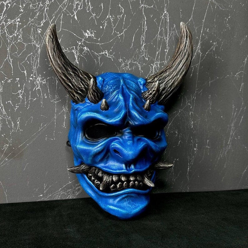 Oni Mask / Blue Yokai Demon