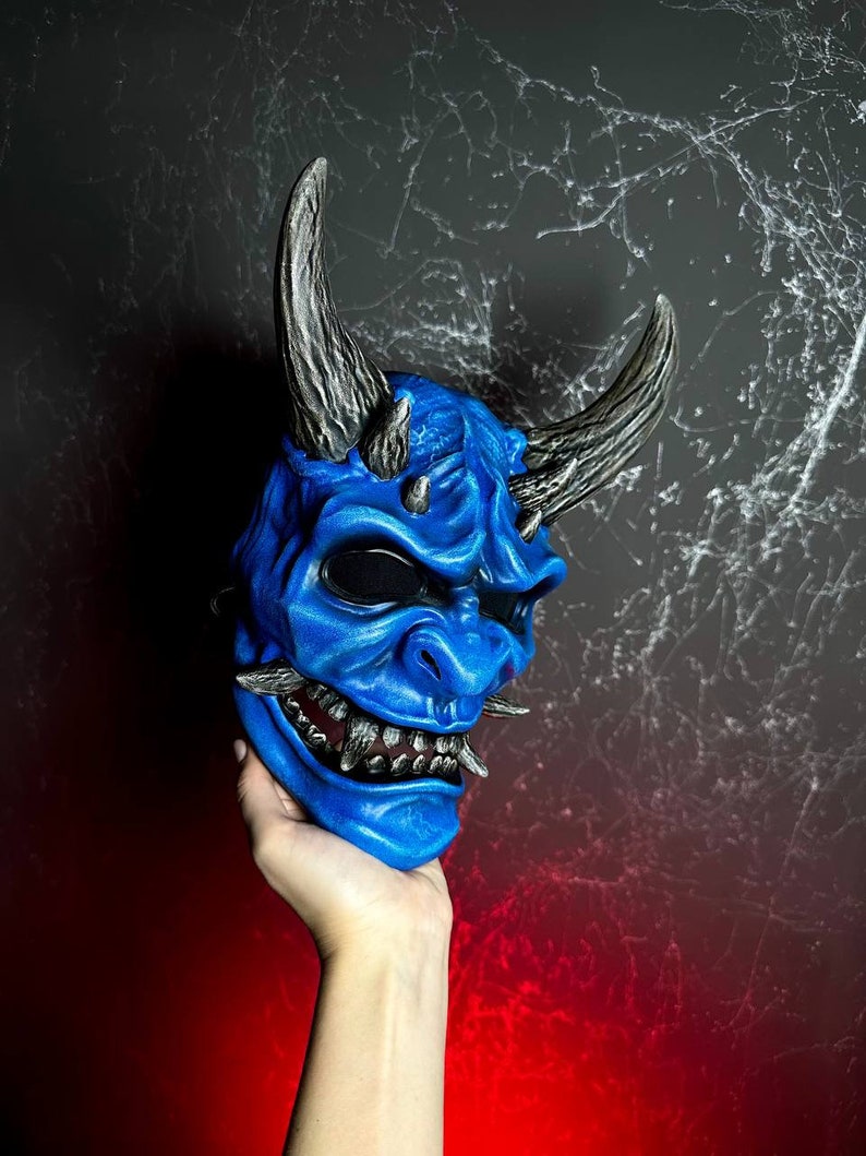 Oni Mask / Blue Yokai Demon