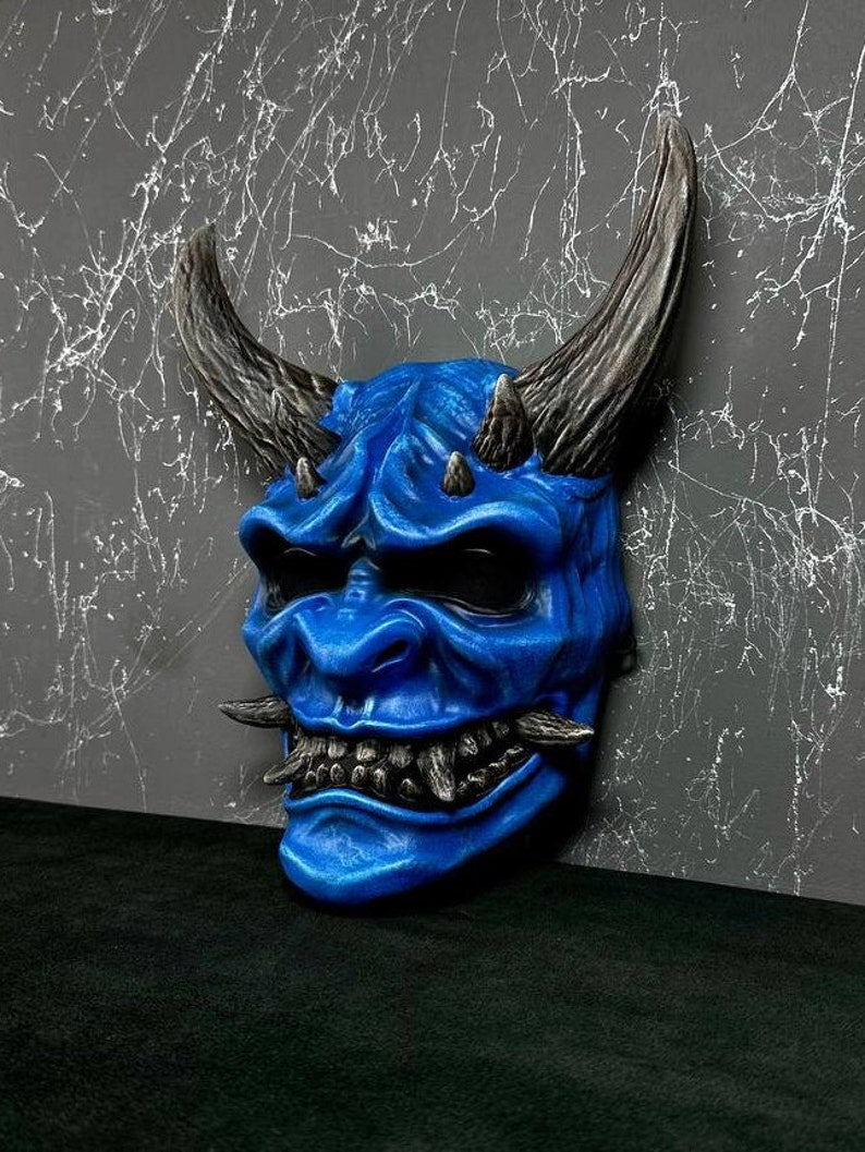 Oni Mask / Blue Yokai Demon