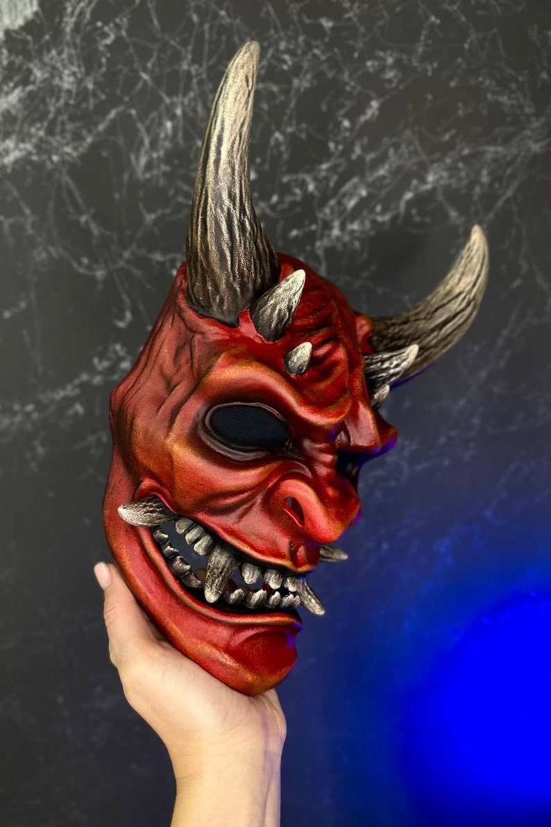 Oni Mask / Red Yokai Demon