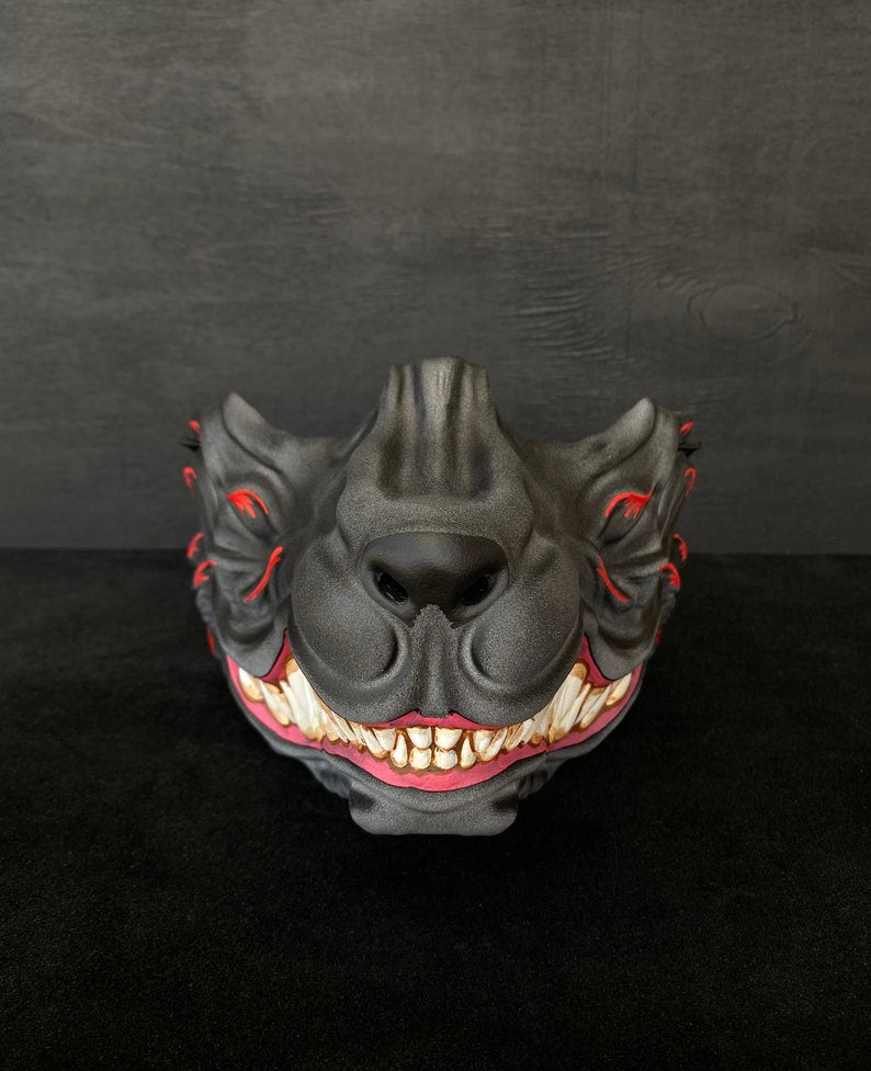 Kitsune Mask / Grey and Red Fox