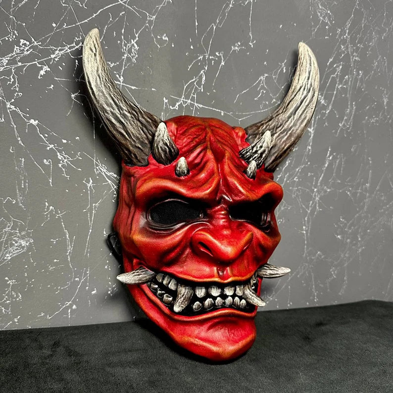 Oni Mask / Red Yokai Demon