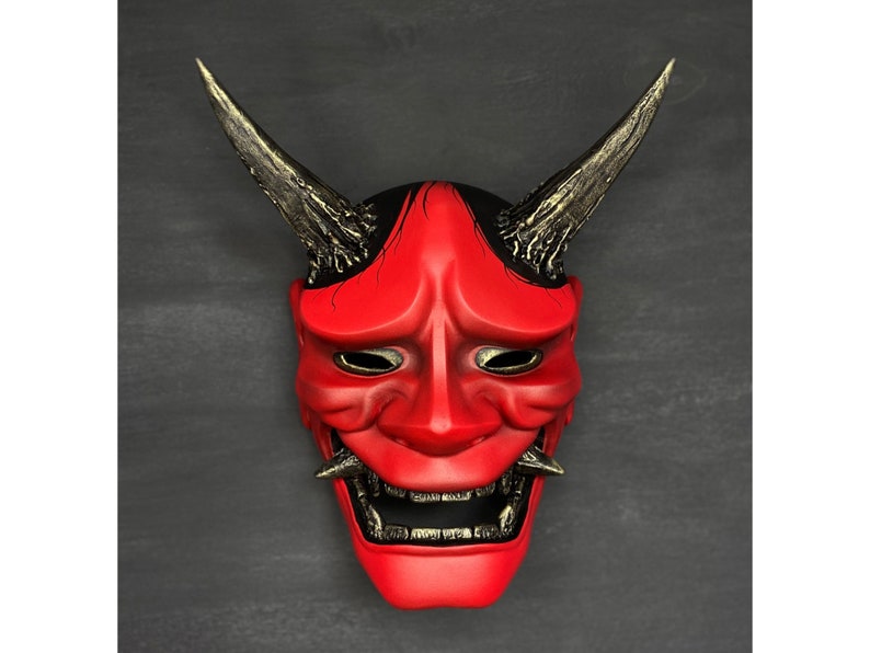 Hannya Mask / Red and Gold Demon