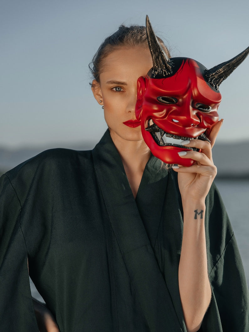 Hannya Mask / Red and Black Demon