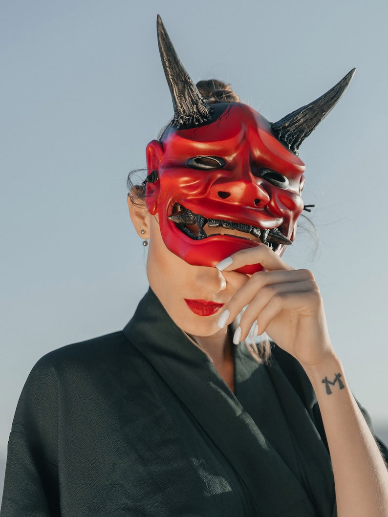 Hannya Mask / Red and Black Demon