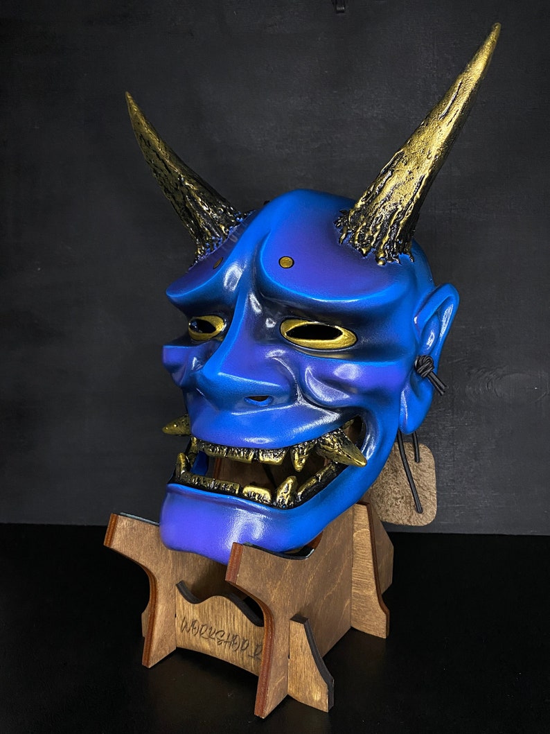 Hannya Mask / Blue and Gold Demon